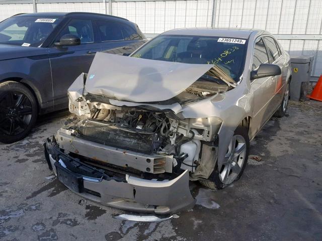 1G1ZG57B19F170118 - 2009 CHEVROLET MALIBU LS BEIGE photo 2