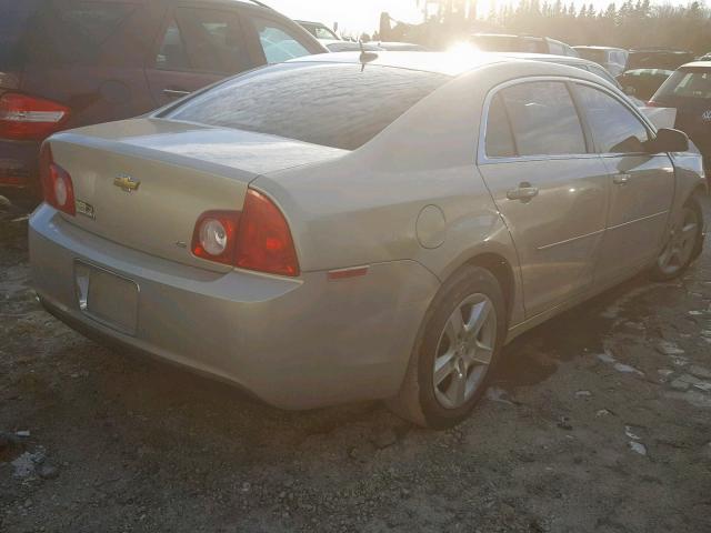 1G1ZG57B19F170118 - 2009 CHEVROLET MALIBU LS BEIGE photo 4