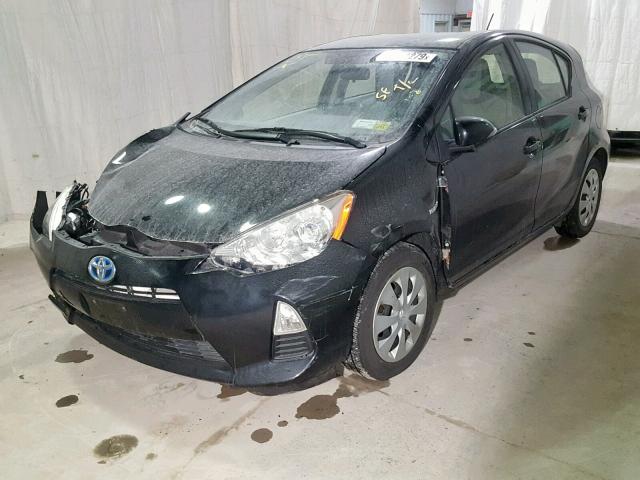 JTDKDTB36C1004090 - 2012 TOYOTA PRIUS C BLACK photo 2