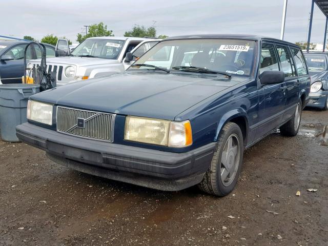 YV1JW8611R1117024 - 1994 VOLVO 940 GREEN photo 2