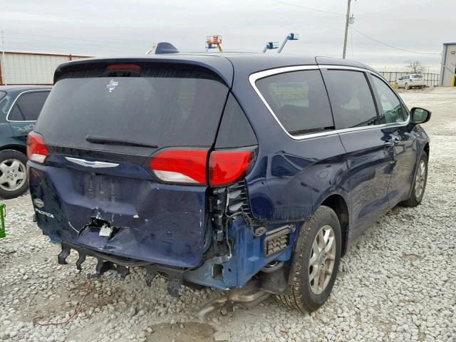 2C4RC1DGXHR703117 - 2017 CHRYSLER PACIFICA T BLUE photo 4