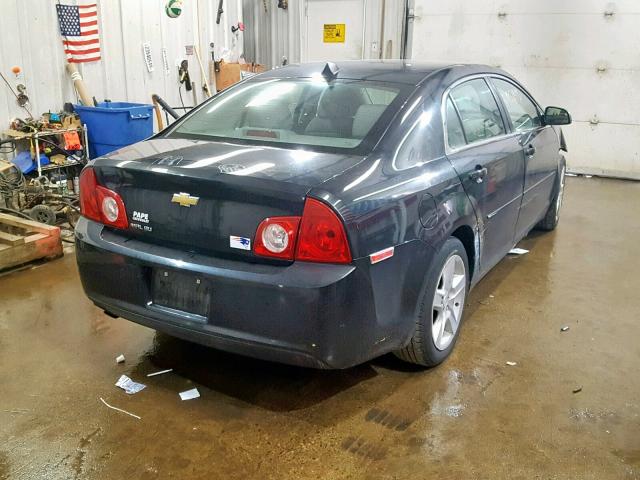 1G1ZB5E06CF211270 - 2012 CHEVROLET MALIBU LS BLACK photo 4