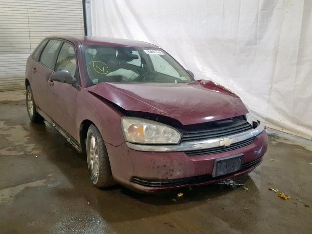 1G1ZT64805F155243 - 2005 CHEVROLET MALIBU MAX წითელი ფოტო 1