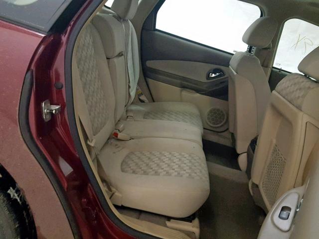 1G1ZT64805F155243 - 2005 CHEVROLET MALIBU MAX წითელი ფოტო 6