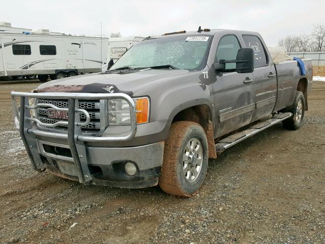 1GT424E82EF148821 - 2014 GMC SIERRA K35 BLACK photo 2