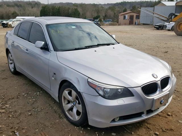 WBANA53555B861870 - 2005 BMW 525 I SILVER photo 1