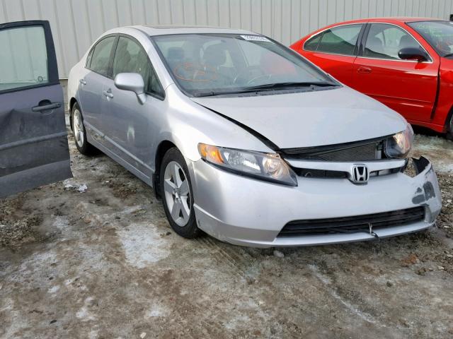 2HGFA16918H017983 - 2008 HONDA CIVIC EXL SILVER photo 1