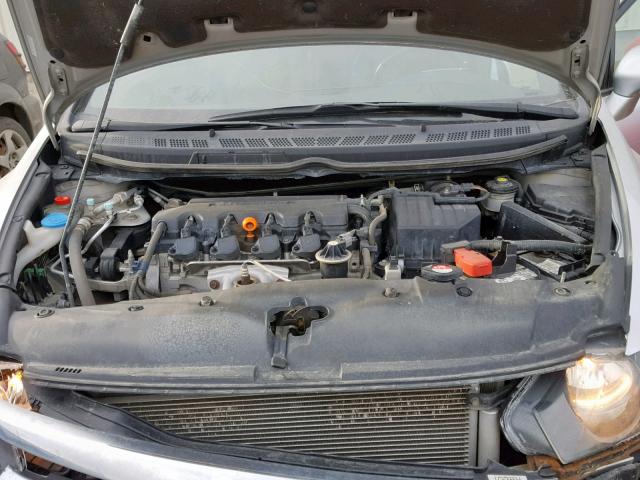 2HGFA16918H017983 - 2008 HONDA CIVIC EXL SILVER photo 7