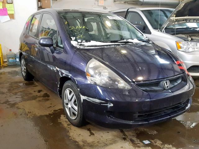 JHMGD38438S810314 - 2008 HONDA FIT PURPLE photo 1