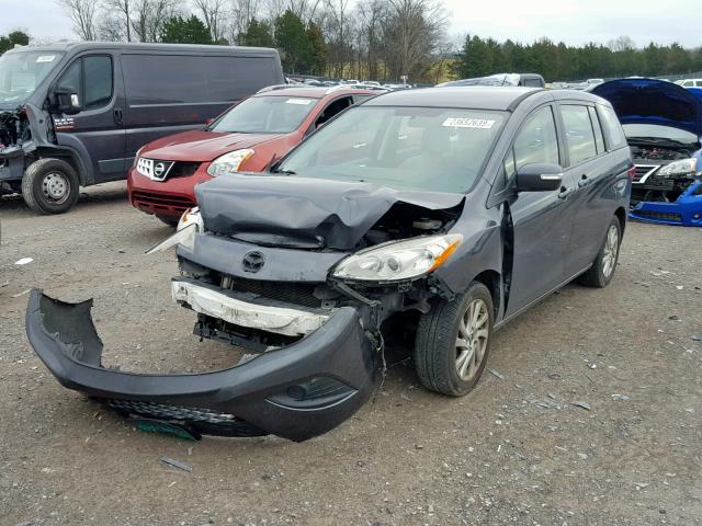 JM1CW2BL0D0149402 - 2013 MAZDA 5 GRAY photo 2