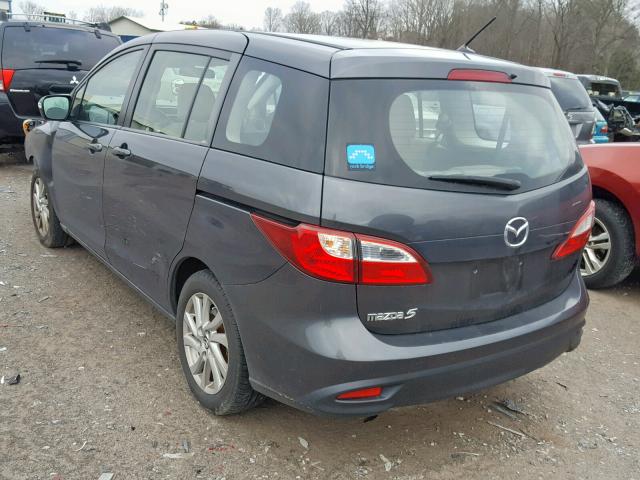 JM1CW2BL0D0149402 - 2013 MAZDA 5 GRAY photo 3