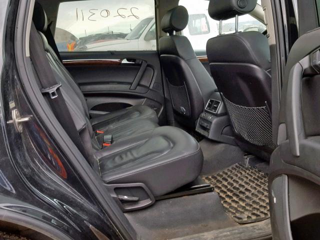 WA1BV64L28D020301 - 2008 AUDI Q7 4.2 QUA BLACK photo 6