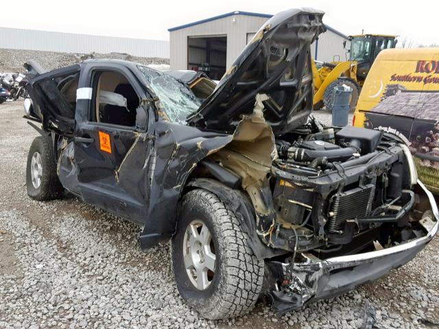 1N6AD07W96C457428 - 2006 NISSAN FRONTIER C BLACK photo 1