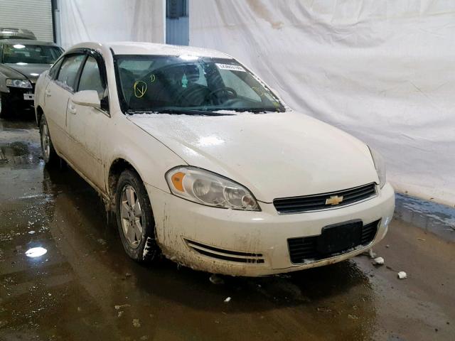 2G1WT58N179268093 - 2007 CHEVROLET IMPALA LT WHITE photo 1