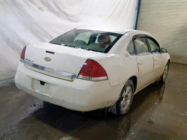 2G1WT58N179268093 - 2007 CHEVROLET IMPALA LT WHITE photo 4