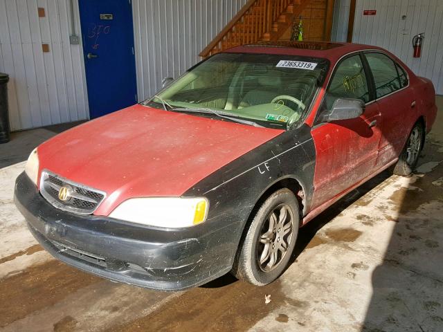 19UUA5647XA019446 - 1999 ACURA 3.2TL RED photo 2