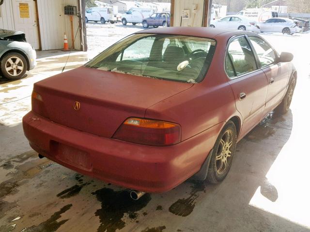 19UUA5647XA019446 - 1999 ACURA 3.2TL RED photo 4