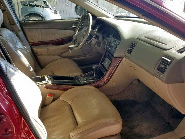 19UUA5647XA019446 - 1999 ACURA 3.2TL RED photo 5