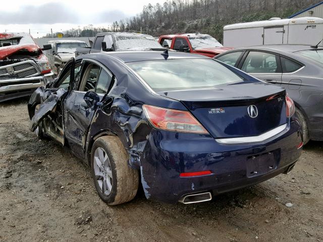 19UUA8F52EA007308 - 2014 ACURA TL TECH BLUE photo 3