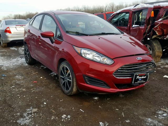 3FADP4BJ6HM152728 - 2017 FORD FIESTA SE BURGUNDY photo 1