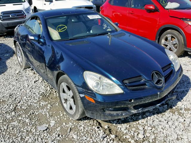 WDBWK54F86F096075 - 2006 MERCEDES-BENZ SLK 280 BLACK photo 1