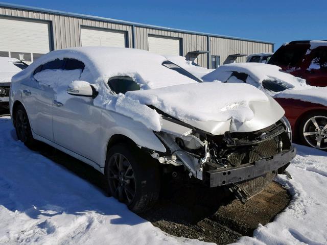 1N4AA5AP2EC911128 - 2014 NISSAN MAXIMA S WHITE photo 1