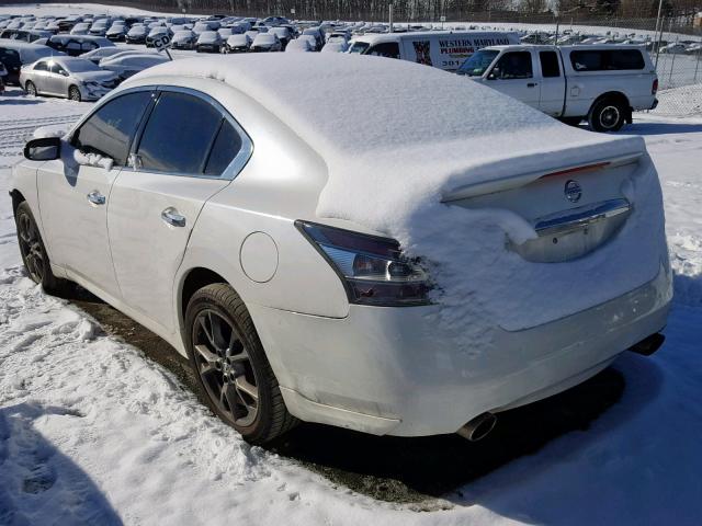 1N4AA5AP2EC911128 - 2014 NISSAN MAXIMA S WHITE photo 3