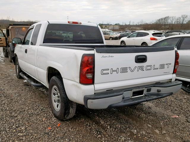 1GCEC19X86Z227783 - 2006 CHEVROLET SILVERADO WHITE photo 3