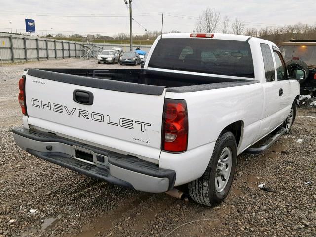 1GCEC19X86Z227783 - 2006 CHEVROLET SILVERADO WHITE photo 4