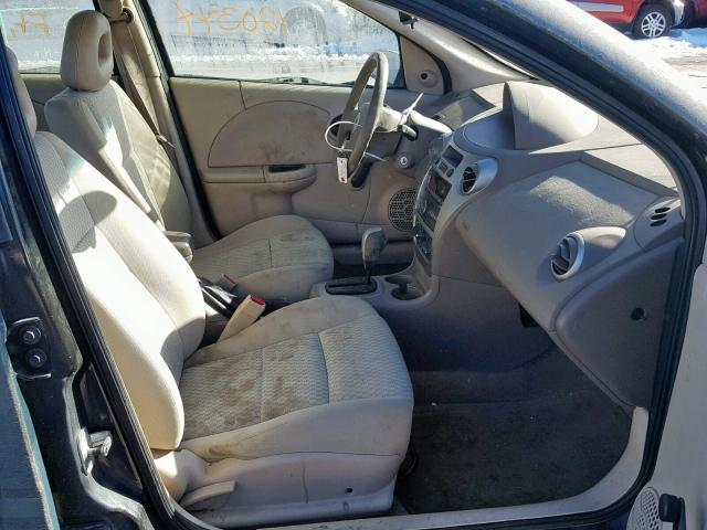 1G8AJ55F17Z119980 - 2007 SATURN ION LEVEL GREEN photo 5