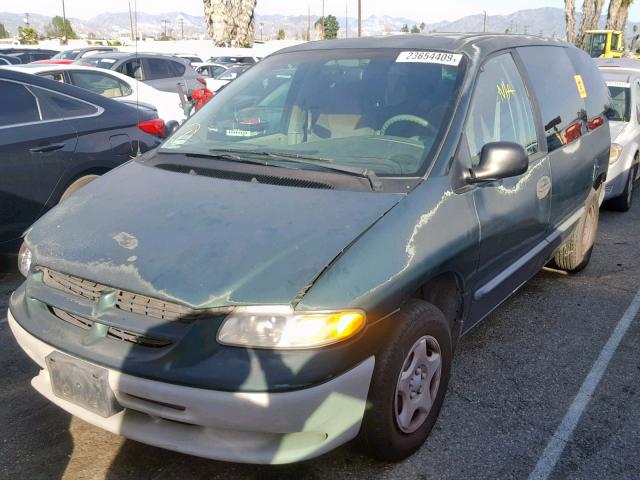 2B4FP25B7XR135159 - 1999 DODGE CARAVAN GREEN photo 2