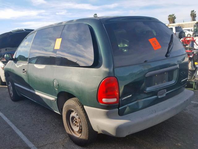 2B4FP25B7XR135159 - 1999 DODGE CARAVAN GREEN photo 3