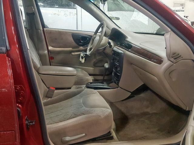 1G1NE52J32M669510 - 2002 CHEVROLET MALIBU LS Qırmızı foto 5