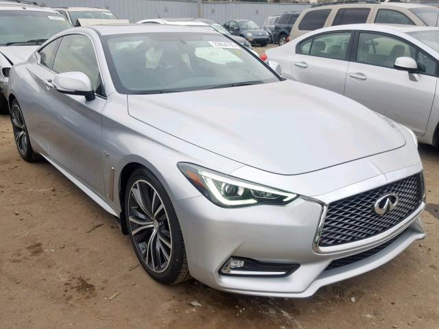 JN1EV7EK0JM342586 - 2018 INFINITI Q60 PREMIU SILVER photo 1