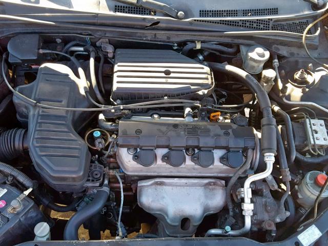 2HGES25715H576315 - 2005 HONDA CIVIC EX BLACK photo 7