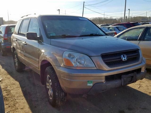 2HKYF18413H565685 - 2003 HONDA PILOT EX GOLD photo 1