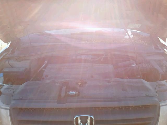 2HKYF18413H565685 - 2003 HONDA PILOT EX GOLD photo 7