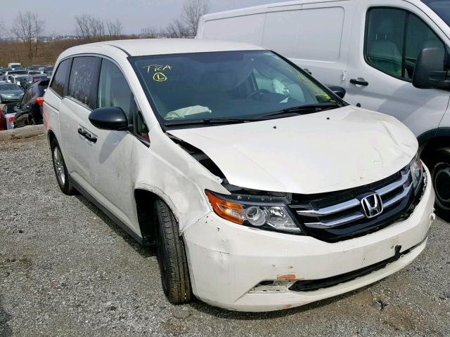 5FNRL5H27HB017411 - 2017 HONDA ODYSSEY LX WHITE photo 1