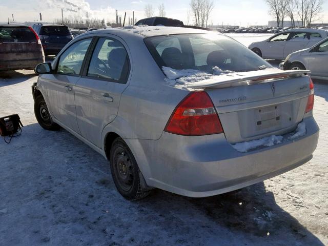 3G2TX55E79L123938 - 2009 PONTIAC G3 WAVE SE SILVER photo 3