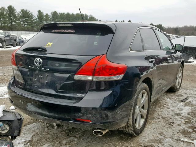 4T3BK11A99U004332 - 2009 TOYOTA VENZA BASE BLACK photo 4