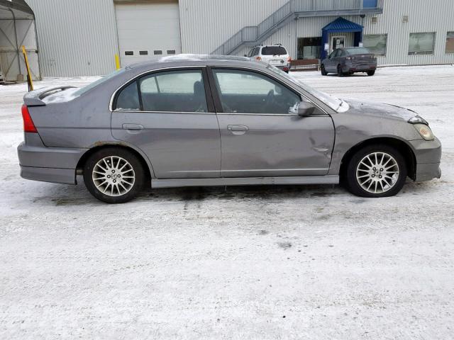 2HHES36825H102821 - 2005 ACURA 1.7EL PREM GRAY photo 9