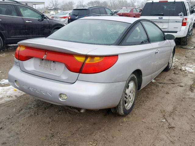 1G8ZY127X1Z347648 - 2001 SATURN SC2 SILVER photo 4