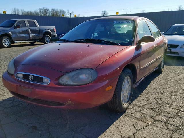 1MEFM53SXXA628076 - 1999 MERCURY SABLE LS RED photo 2