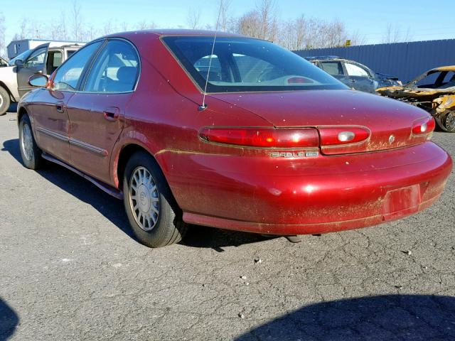 1MEFM53SXXA628076 - 1999 MERCURY SABLE LS RED photo 3