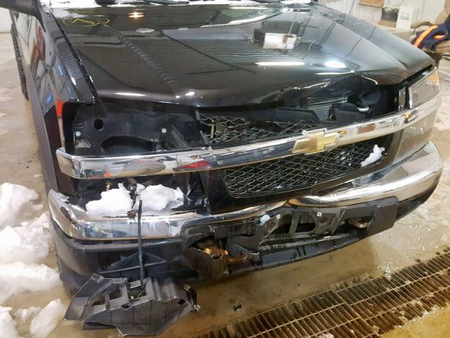 1GCDT13EX88129947 - 2008 CHEVROLET COLORADO BLACK photo 9