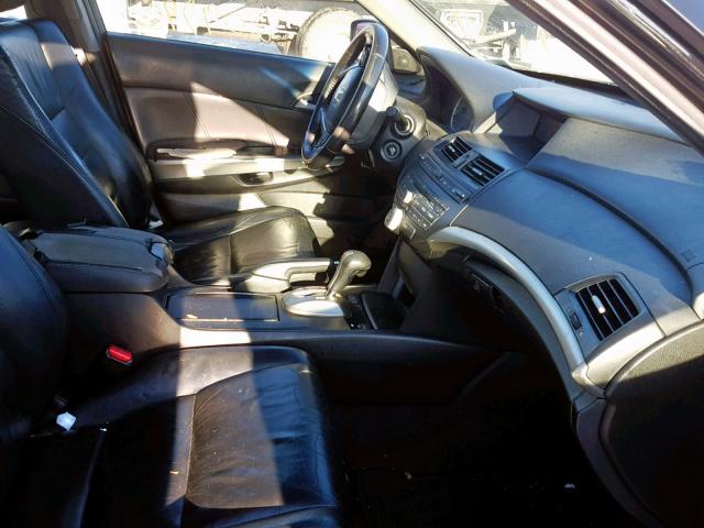 1HGCP26869A054462 - 2009 HONDA ACCORD EXL BLACK photo 5