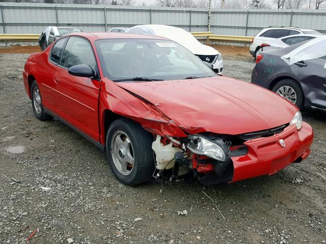 2G1WW12E649357873 - 2004 CHEVROLET MONTE CARL RED photo 1