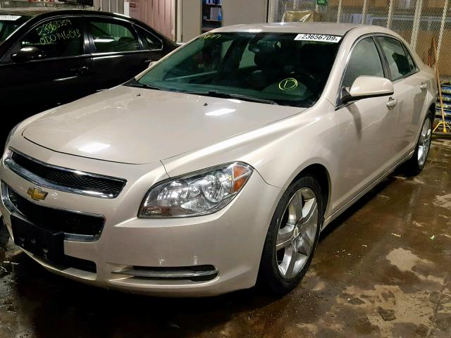 1G1ZD5E17BF257109 - 2011 CHEVROLET MALIBU 2LT BEIGE photo 2