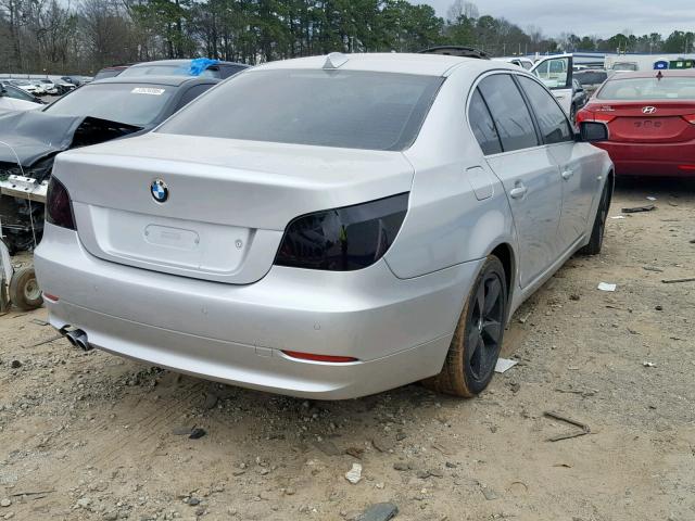 WBANV13528CZ55930 - 2008 BMW 528 XI SILVER photo 4