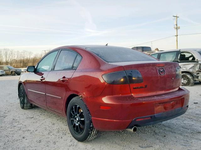 JM1BK323261405663 - 2006 MAZDA 3 S MAROON photo 3